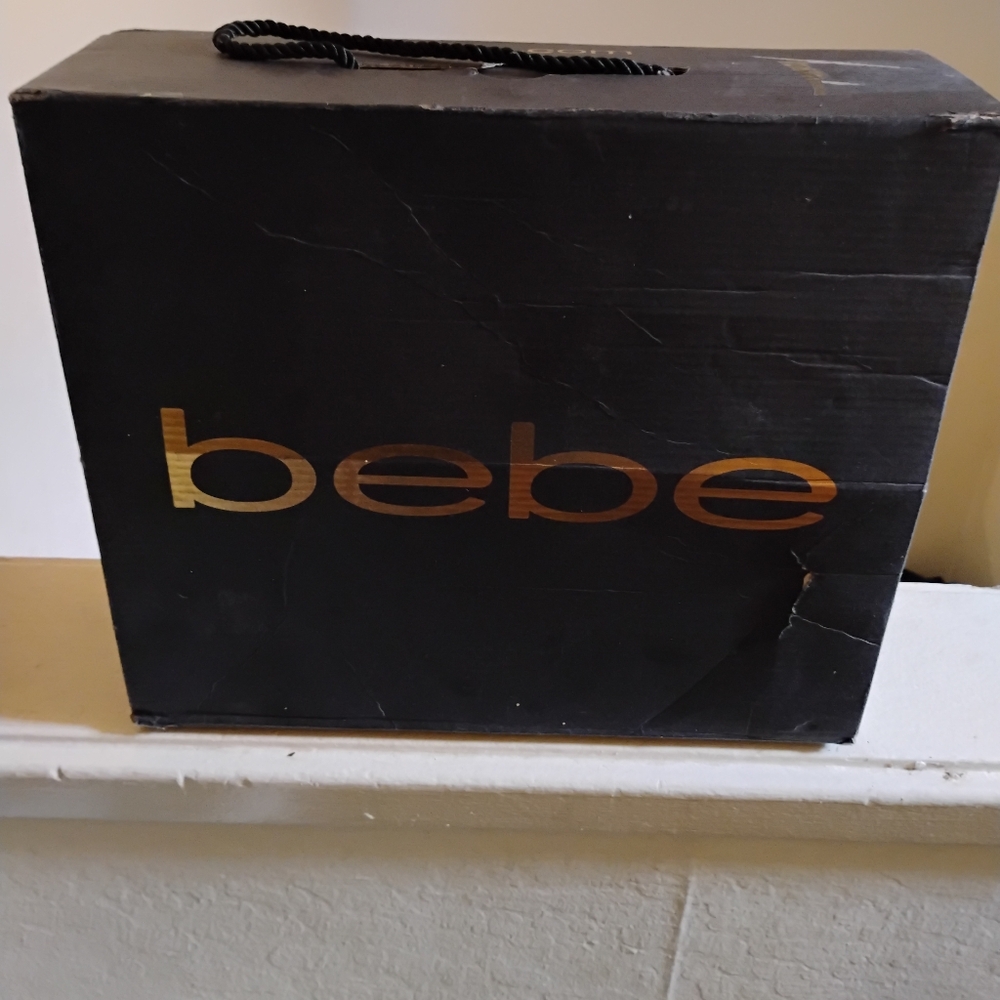 Bebe Black Box with Gold Logo